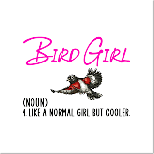 bird girl Posters and Art